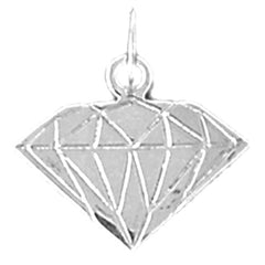 Sterling Silver Diamond Pendant