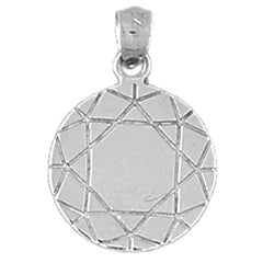 Sterling Silver Diamond Pendant