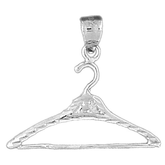 Sterling Silver Clothes Hanger Pendant