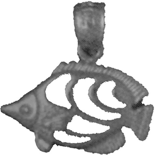 Sterling Silver Tropical Angelfish Pendant