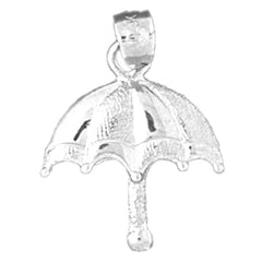 Sterling Silver Umbrella Pendant