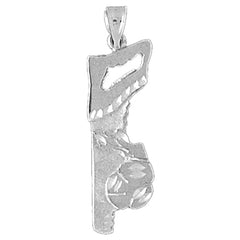 Sterling Silver Saw Pendant