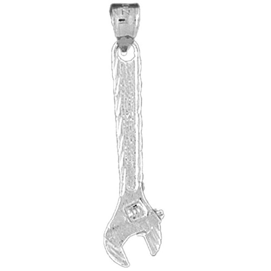 Sterling Silver Adjustable Wrench Pendant