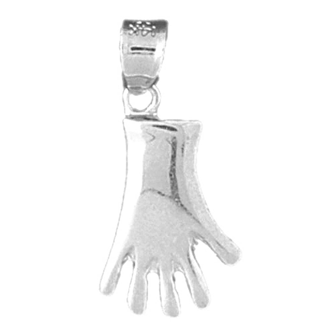 Sterling Silver Gloves Pendant