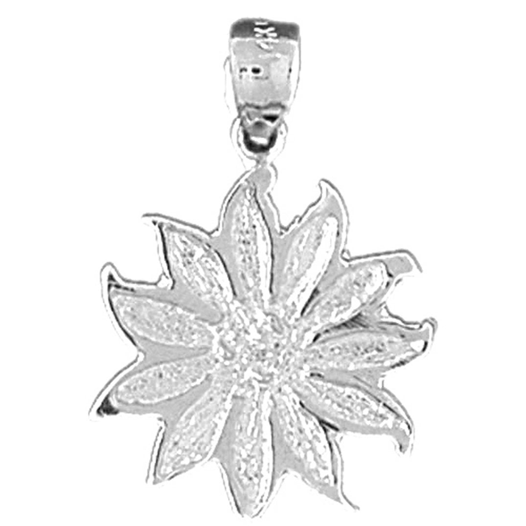 Sterling Silver Flower Pendant