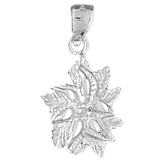 Sterling Silver Flower Pendant