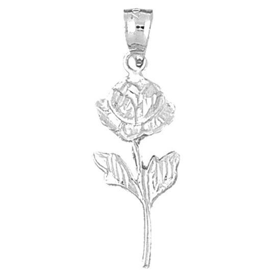 Sterling Silver Flower Pendant