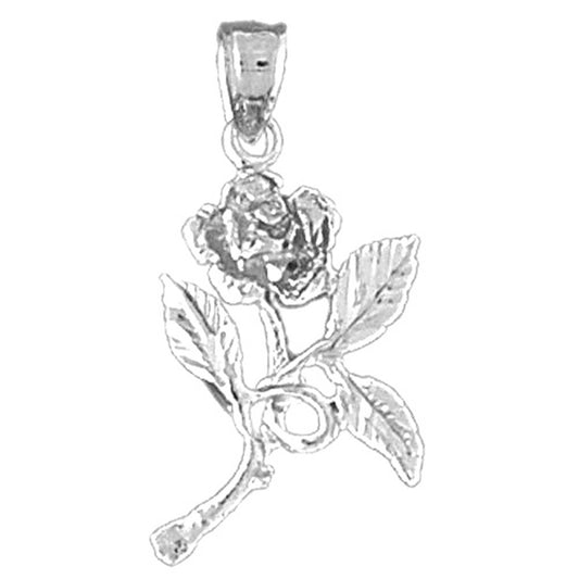 Sterling Silver Flower Pendant