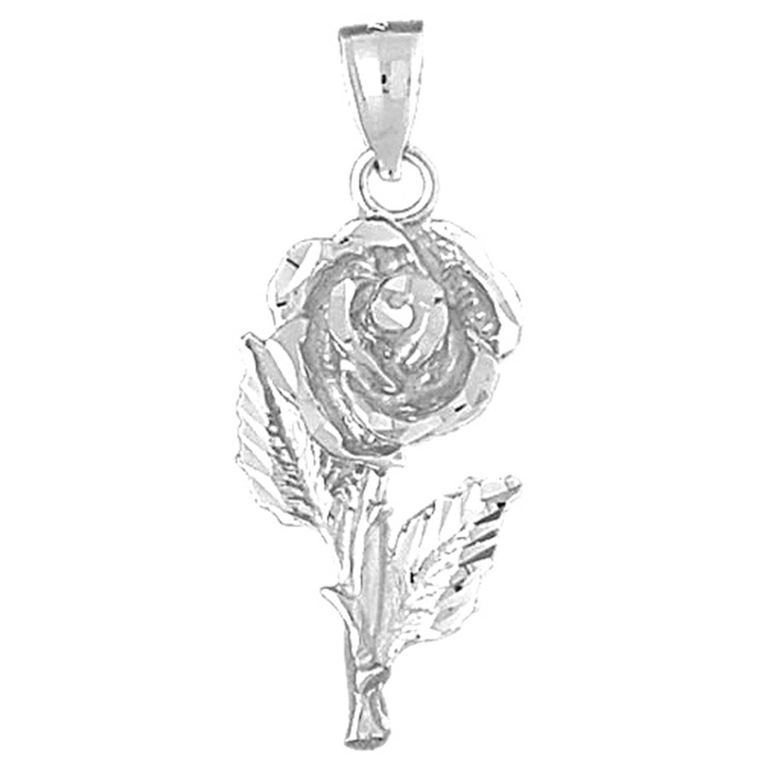 Sterling Silver Flower Pendant