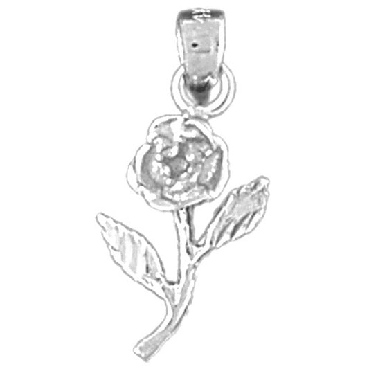 Sterling Silver Flower Pendant