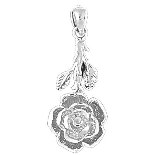 Sterling Silver Flower Pendant