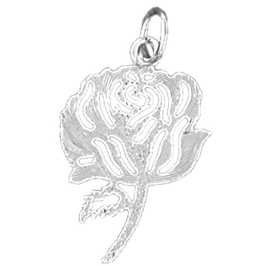 Sterling Silver Flower Pendant