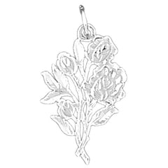 Sterling Silver Flower Pendant