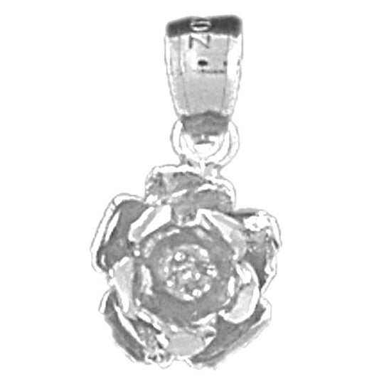 Sterling Silver Flower Pendant