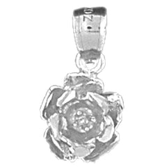 Sterling Silver Flower Pendant