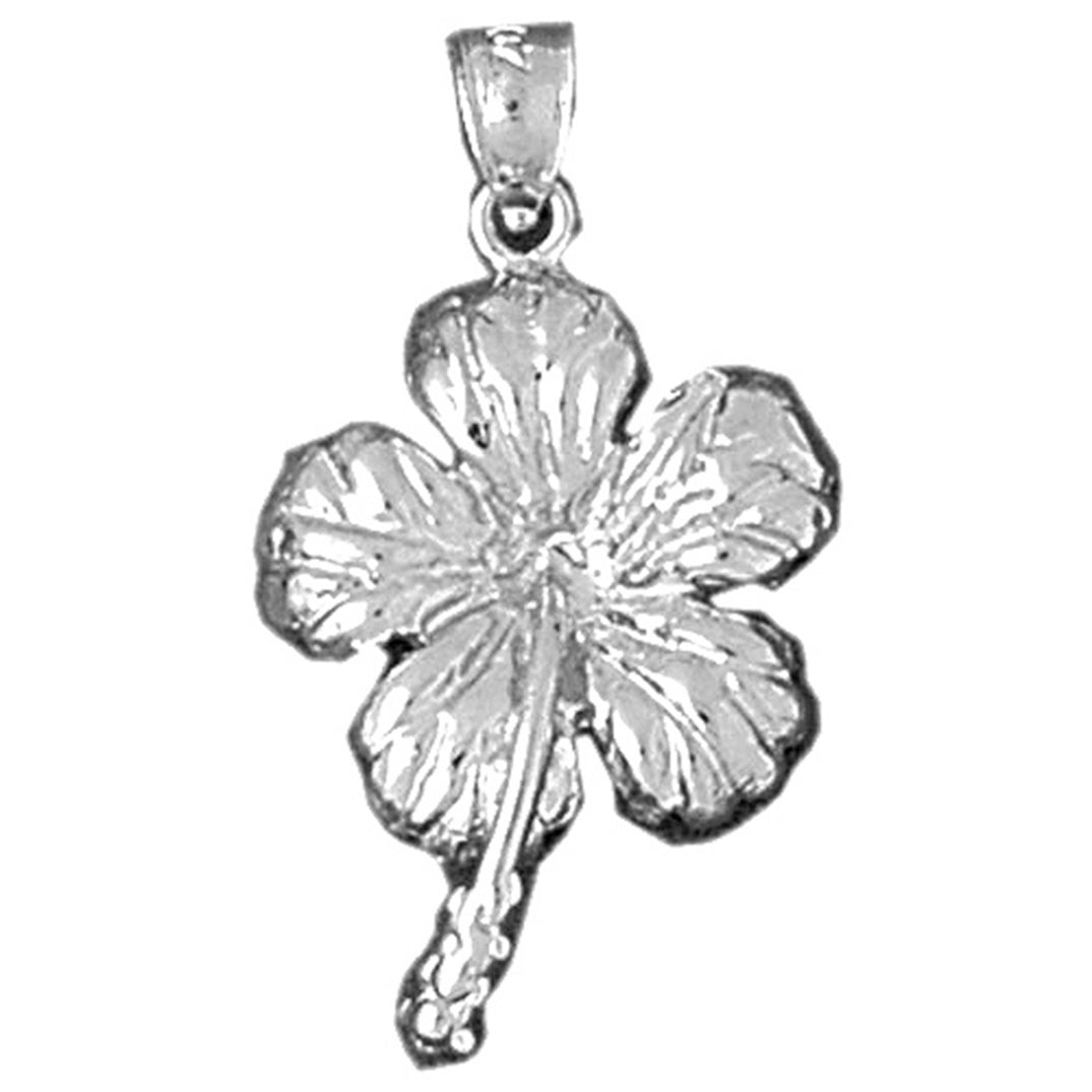 Sterling Silver Flower Pendant