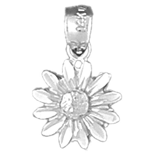 Sterling Silver Flower Pendant