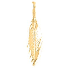 Yellow Gold-plated Silver Pine Cone Pendant