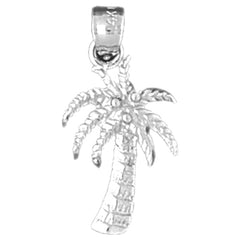 Sterling Silver Palm Tree Pendant