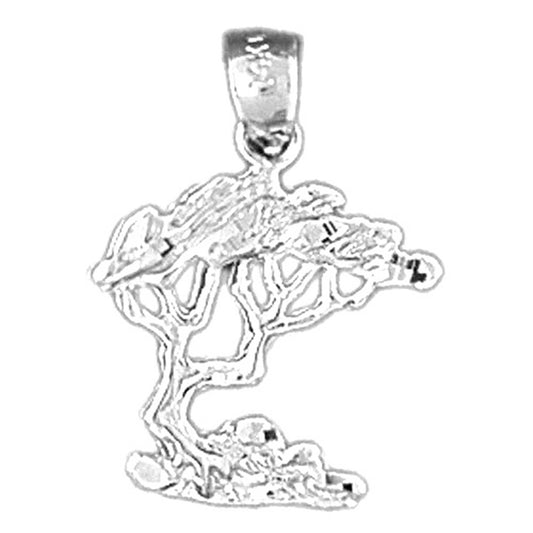 Sterling Silver Cedar Tree Pendant