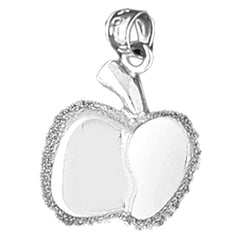 Sterling Silver Apple Pendant