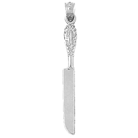 Sterling Silver Knife Pendant