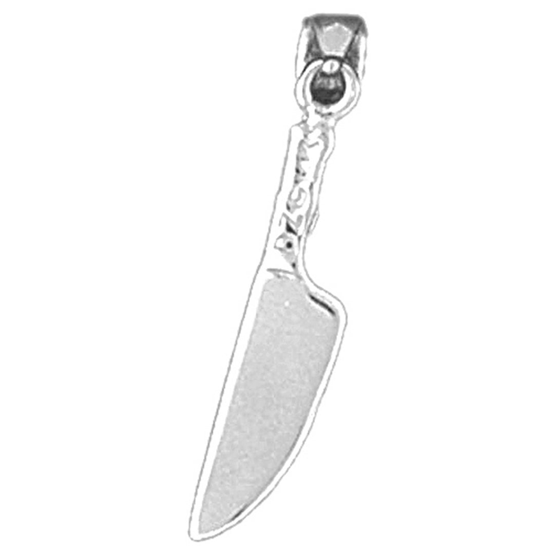 Sterling Silver Knife Pendant