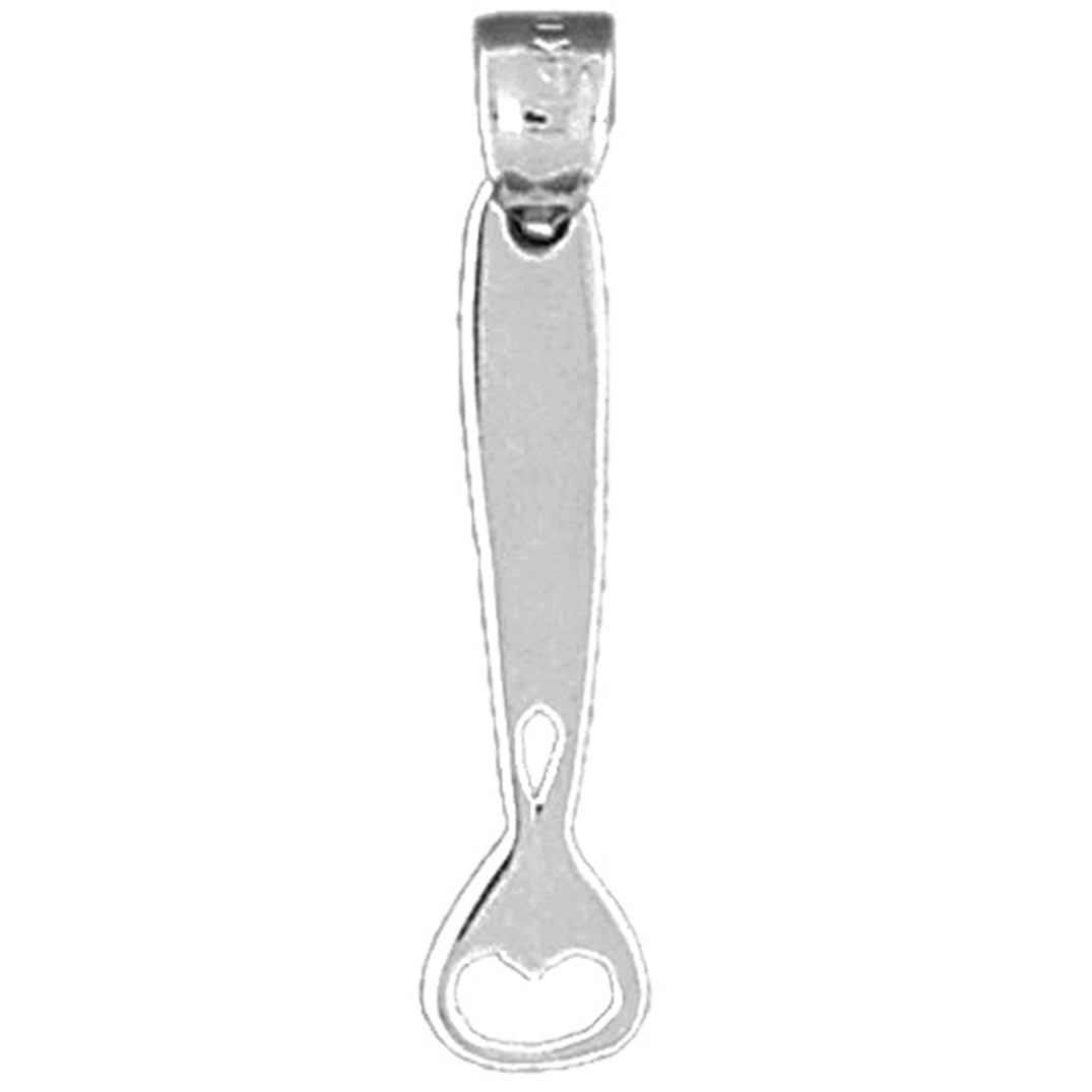 Sterling Silver Can Opener Pendant