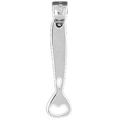 Sterling Silver Can Opener Pendant