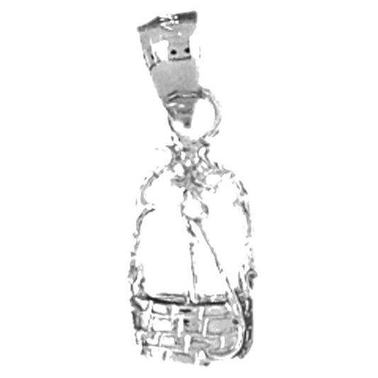 Sterling Silver Water Well Pendant