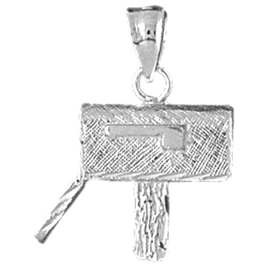 Sterling Silver Mailbox Pendant