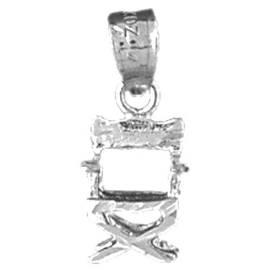 Sterling Silver Directors Chair Pendant