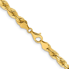 14K Yellow Gold 1.15mm Diamond-cut Open Franco Chain