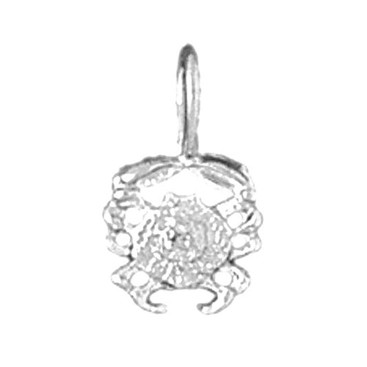 Sterling Silver Crab Pendant