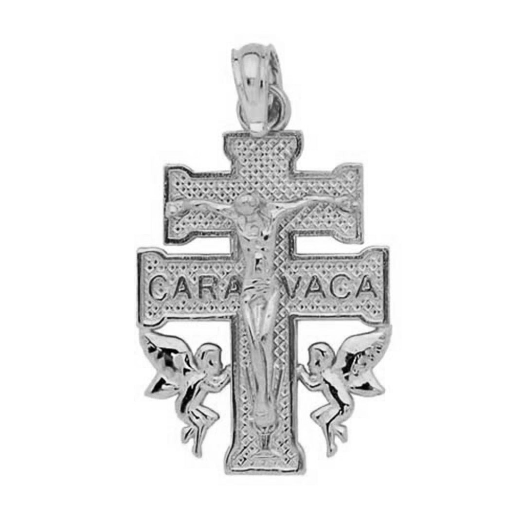 Sterling Silver Caravaca Crucifix Pendant