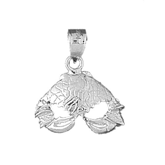 Sterling Silver Crab Pendant