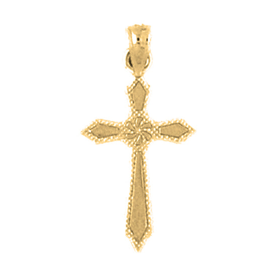 Yellow Gold-plated Silver Angel With "My Angel" On Back Pendant