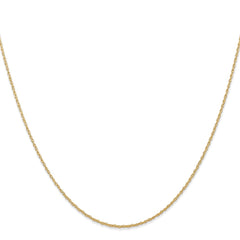 14K Yellow Gold 0.7mm Cable Rope Chain