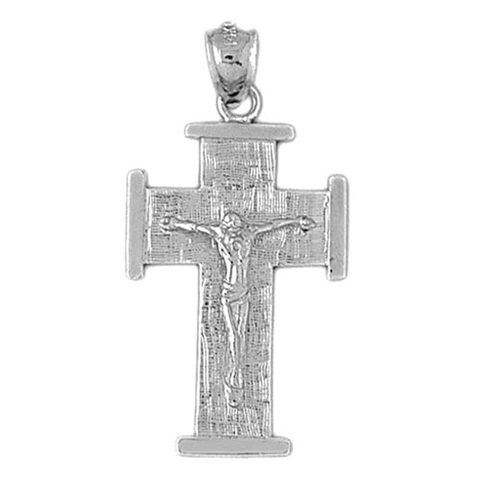 10K, 14K or 18K Gold Teutonic Crucifix Pendant