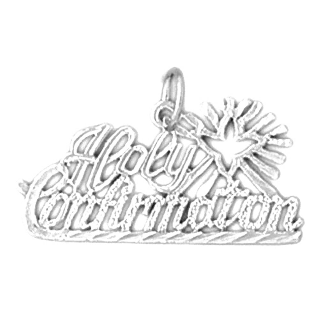 Sterling Silver Holy Confirmation Pendant