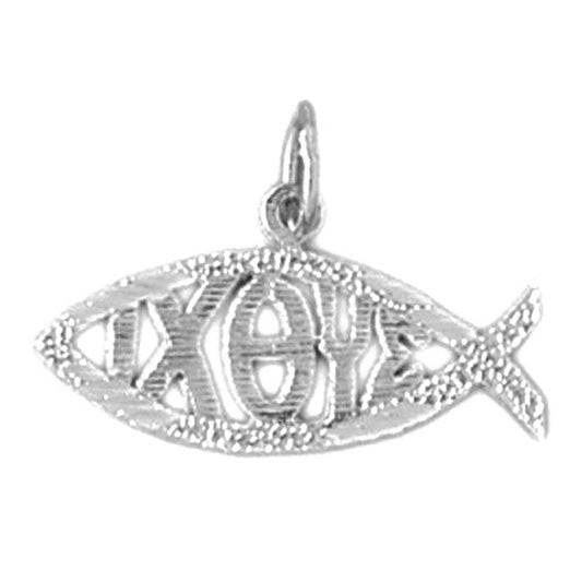 Sterling Silver Ixoye Fish Pendant