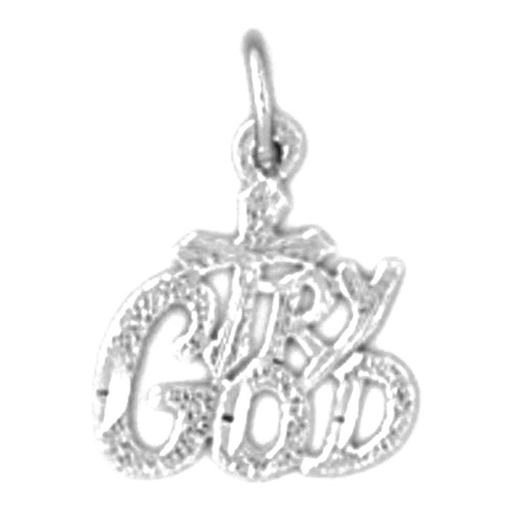 Sterling Silver Try God Pendant