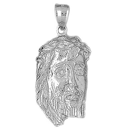 Sterling Silver Jesus Pendant