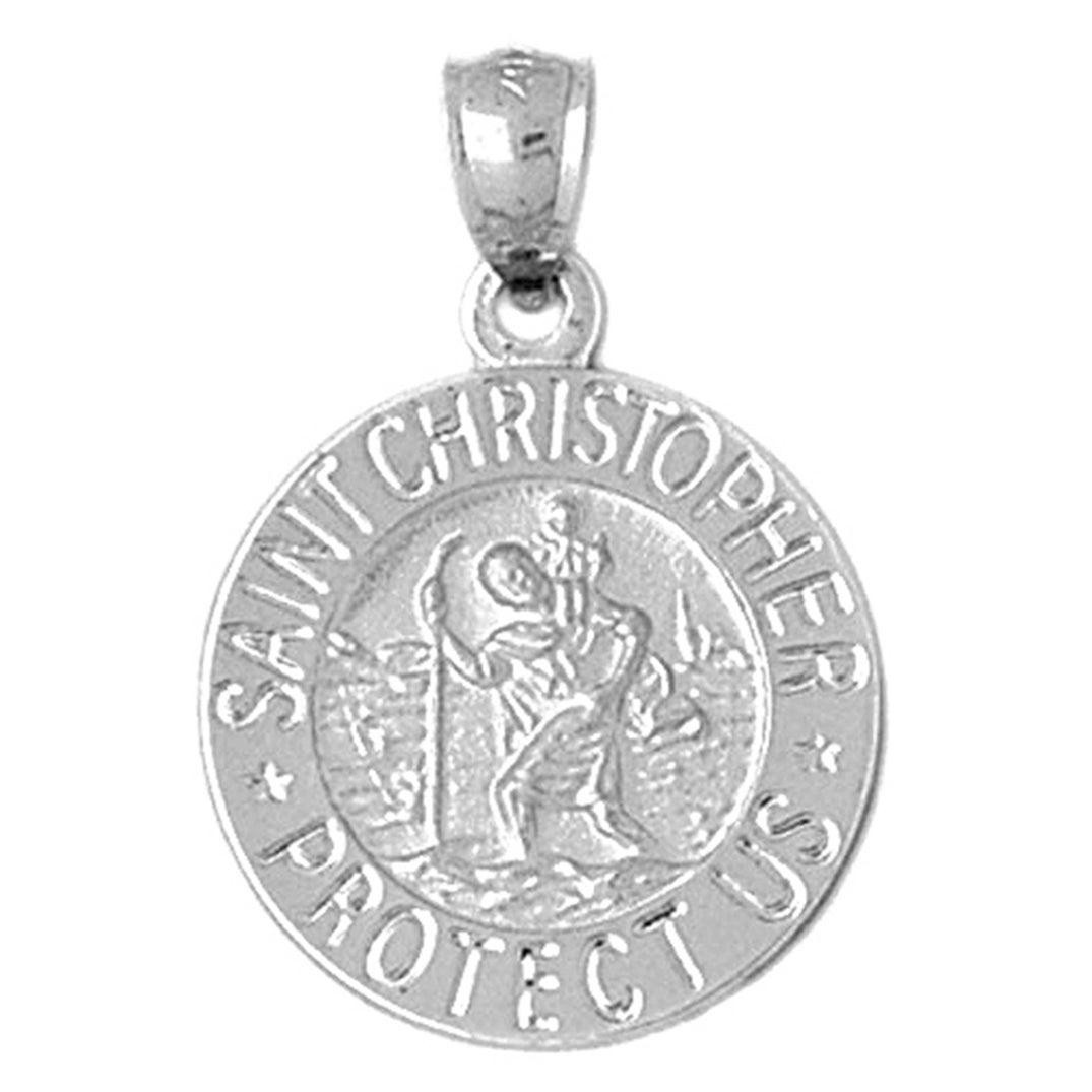 Sterling Silver St. Christopher Pendant