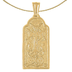 10K, 14K or 18K Gold Armenian Cross Pendant