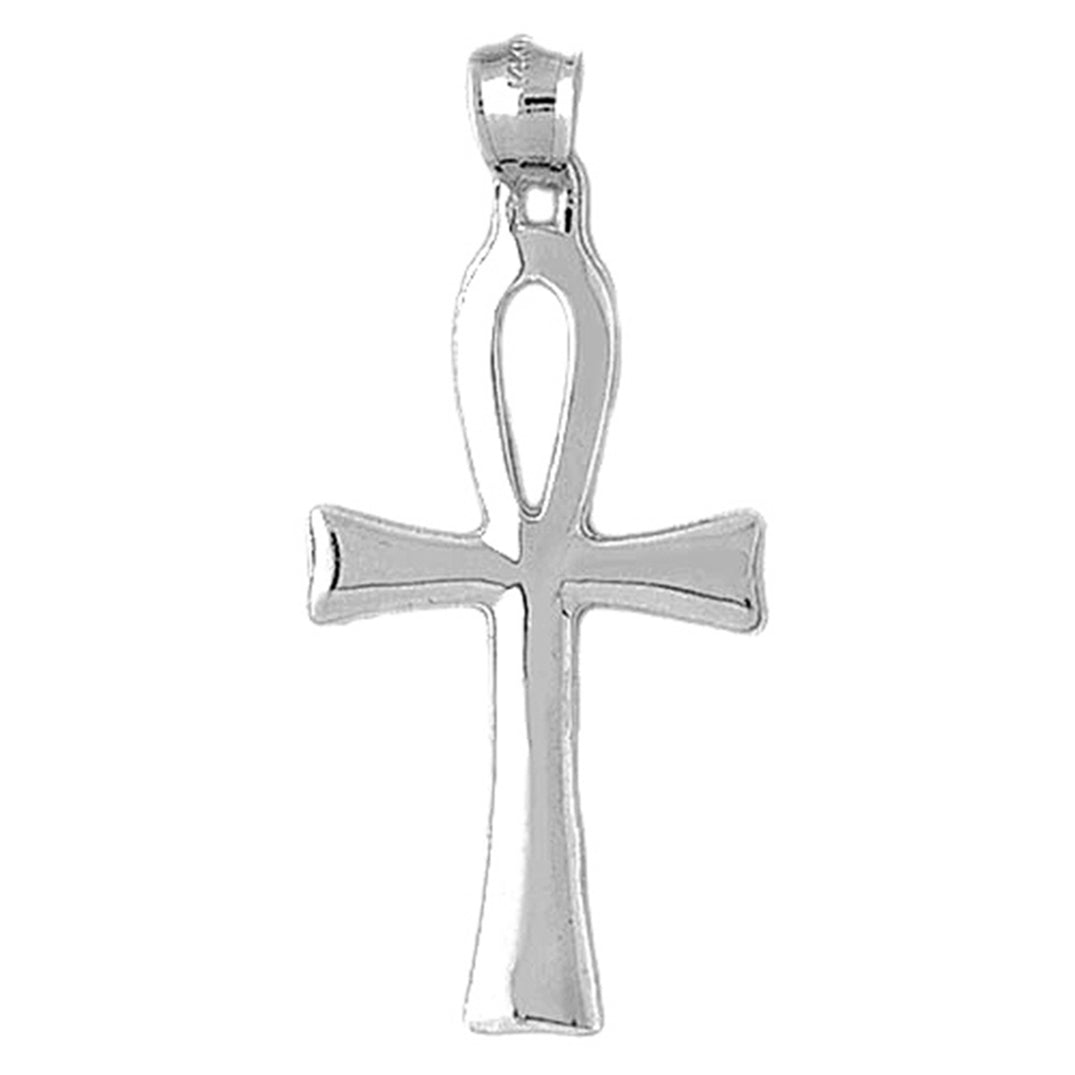 Sterling Silver Ankh Cross Pendant