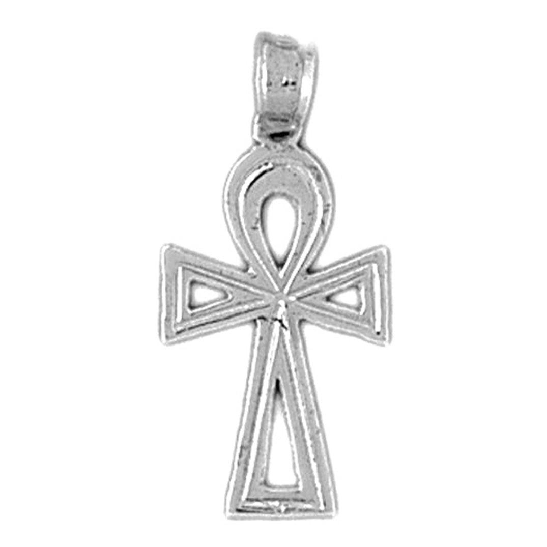 Sterling Silver Ankh Cross Pendant