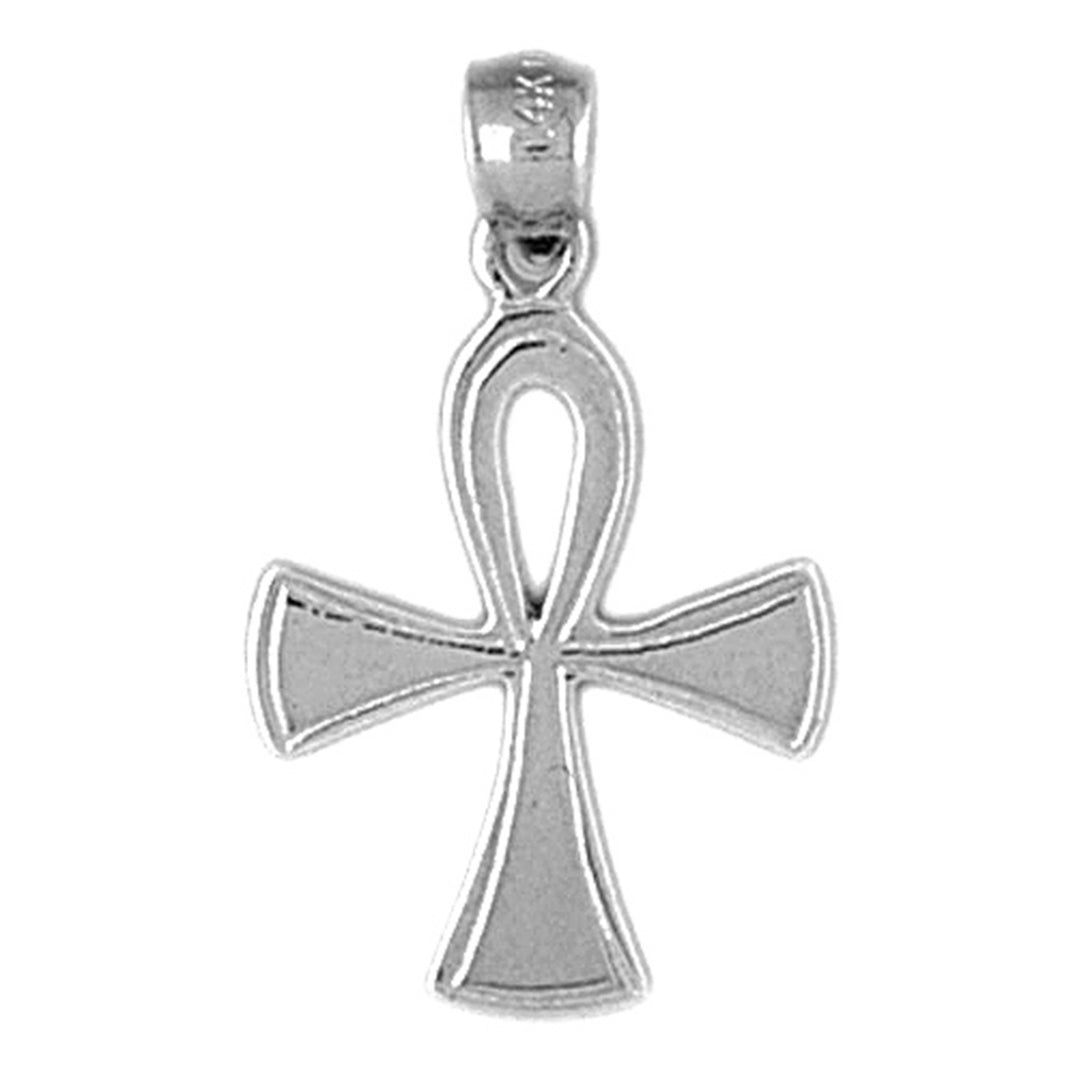 Sterling Silver Ankh Cross Pendant