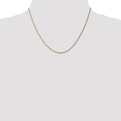 14K Yellow Gold 0.95mm Cable Rope Chain