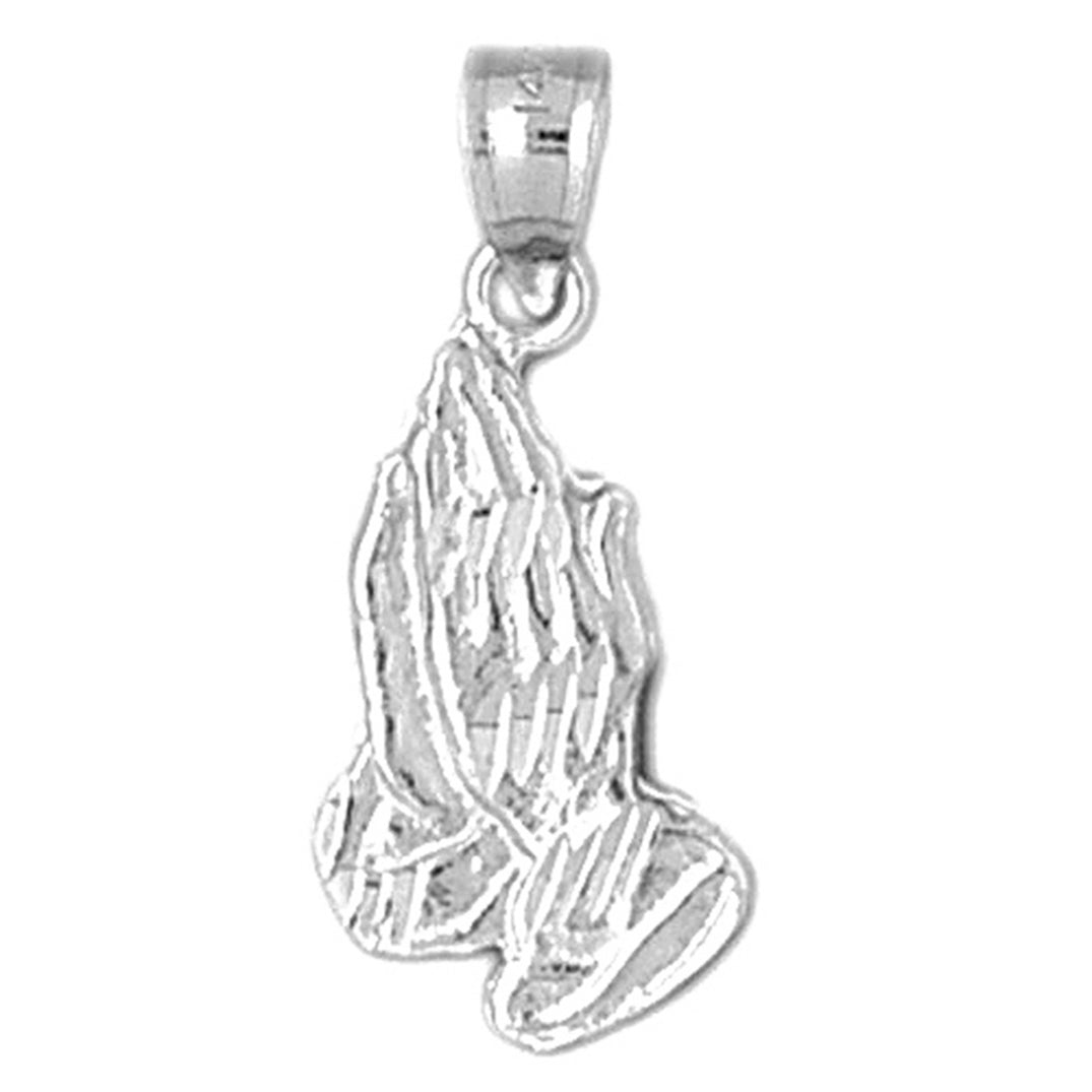 Sterling Silver Praying Hands Pendant